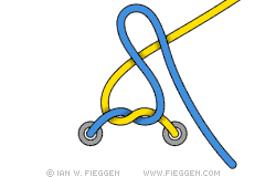 Стандартный узел для завязывания шнурков